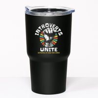 Introverts Unite Separately Own Homes Emblem Tumbler