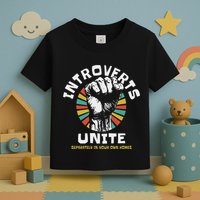 Introverts Unite Separately Own Homes Emblem Toddler T-Shirt