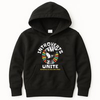 Introverts Unite Separately Own Homes Emblem Kids Hoodie