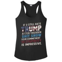 If U Still Hate Trump After BidenS Show Is Impressive Ladies PosiCharge Competitor Racerback Tank