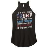 If U Still Hate Trump After BidenS Show Is Impressive Women's Perfect Tri Rocker Tank