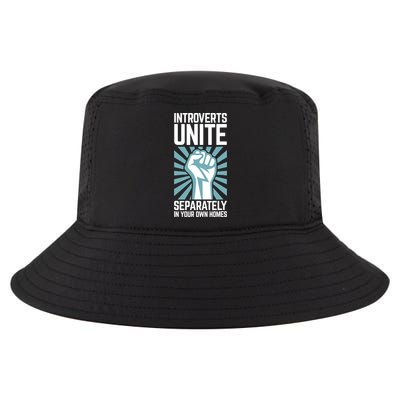 Introverts Unite Separately In Your Own Homes Cool Comfort Performance Bucket Hat