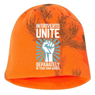 Introverts Unite Separately In Your Own Homes Kati - Camo Knit Beanie