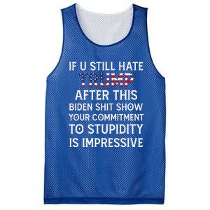 If U Still Hate Trump After This Biden Mesh Reversible Basketball Jersey Tank