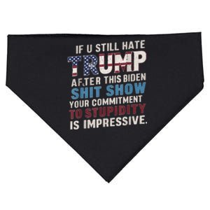 If U Still Hate Trump after Biden's Show is impressive USA-Made Doggie Bandana