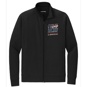 If U Still Hate Trump after Biden's Show is impressive Stretch Full-Zip Cadet Jacket