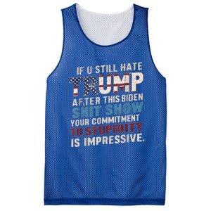 If U Still Hate Trump after Biden's Show is impressive Mesh Reversible Basketball Jersey Tank