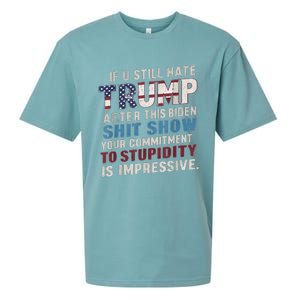 If U Still Hate Trump after Biden's Show is impressive Sueded Cloud Jersey T-Shirt