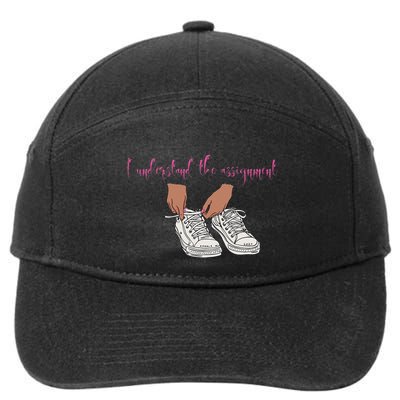 I Understand The Assignment 7-Panel Snapback Hat