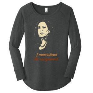 I Understand The Assignment Women's Perfect Tri Tunic Long Sleeve Shirt