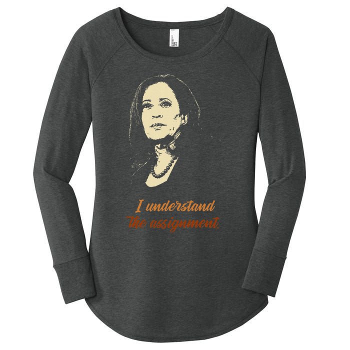 I Understand The Assignment Women's Perfect Tri Tunic Long Sleeve Shirt