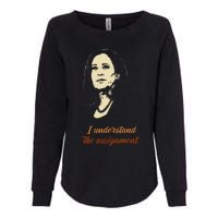 I Understand The Assignment Womens California Wash Sweatshirt