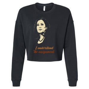 I Understand The Assignment Cropped Pullover Crew