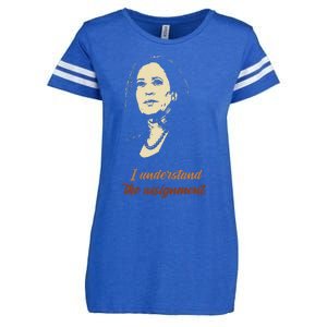 I Understand The Assignment Enza Ladies Jersey Football T-Shirt