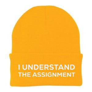 I Understand The Assignment Knit Cap Winter Beanie