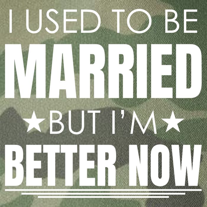 I Used To Be Married But I'm Better Now Funny Divorce Legacy Tie Dye Trucker Hat