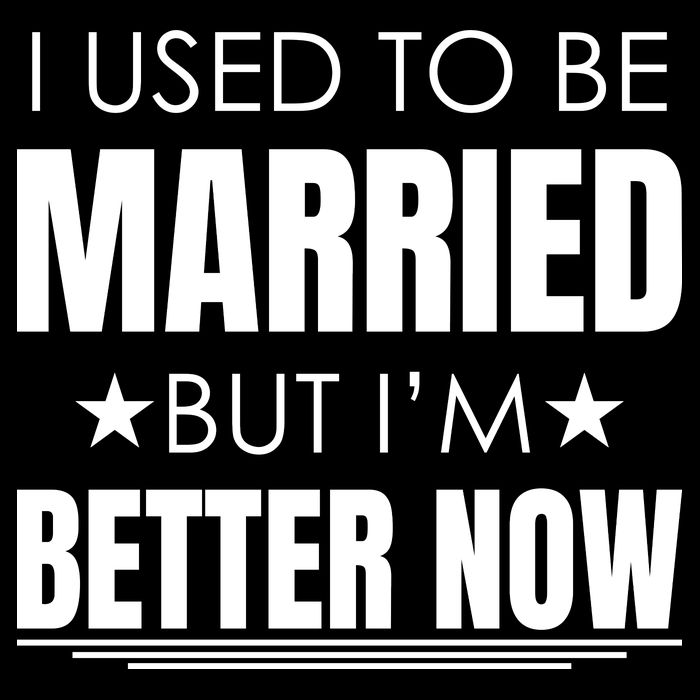 I Used To Be Married But I'm Better Now Funny Divorce Legacy Cool Fit Booney Bucket Hat