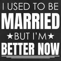 I Used To Be Married But I'm Better Now Funny Divorce Beanie