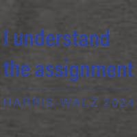 I Understand The Assignment Harris Walz 2024 Vector Backpack