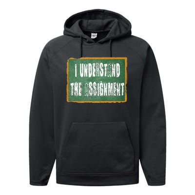 I Understand The Assignment Performance Fleece Hoodie