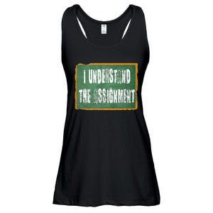 I Understand The Assignment Ladies Essential Flowy Tank