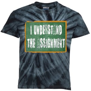 I Understand The Assignment Kids Tie-Dye T-Shirt