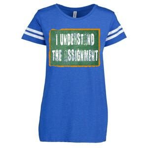 I Understand The Assignment Enza Ladies Jersey Football T-Shirt