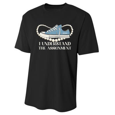 I Understand The Assignment 2024 Performance Sprint T-Shirt