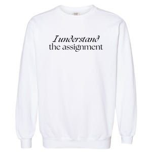 I Understand The Assignment Kamala Harris 2024 Garment-Dyed Sweatshirt