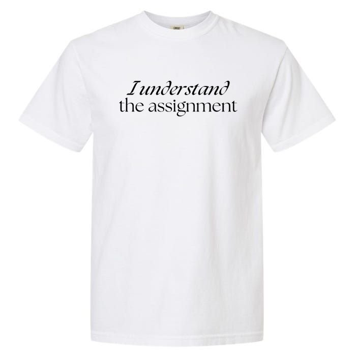 I Understand The Assignment Kamala Harris 2024 Garment-Dyed Heavyweight T-Shirt