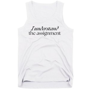 I Understand The Assignment Kamala Harris 2024 Tank Top