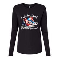 I Understand The Assignment Chucks And Pearls Election 2024 Womens Cotton Relaxed Long Sleeve T-Shirt