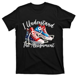 I Understand The Assignment Chucks And Pearls Election 2024 T-Shirt