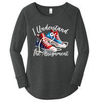 I Understand The Assignment Chucks And Pearls Election 2024 Women's Perfect Tri Tunic Long Sleeve Shirt