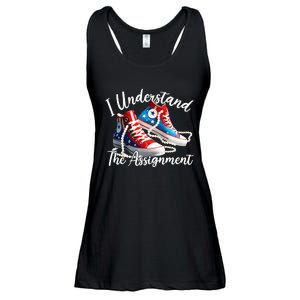 I Understand The Assignment Chucks And Pearls Election 2024 Ladies Essential Flowy Tank