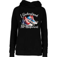 I Understand The Assignment Chucks And Pearls Election 2024 Womens Funnel Neck Pullover Hood