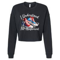 I Understand The Assignment Chucks And Pearls Election 2024 Cropped Pullover Crew