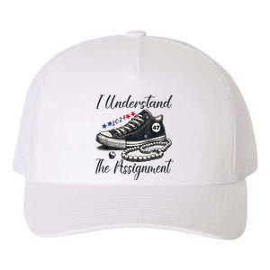 I Understand The Assignment Chucks And Pearls Election 2024 Yupoong Adult 5-Panel Trucker Hat