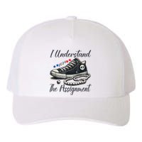 I Understand The Assignment Chucks And Pearls Election 2024 Yupoong Adult 5-Panel Trucker Hat