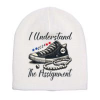 I Understand The Assignment Chucks And Pearls Election 2024 Short Acrylic Beanie