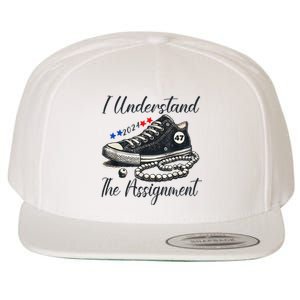 I Understand The Assignment Chucks And Pearls Election 2024 Wool Snapback Cap