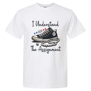 I Understand The Assignment Chucks And Pearls Election 2024 Garment-Dyed Heavyweight T-Shirt