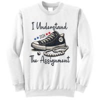 I Understand The Assignment Chucks And Pearls Election 2024 Sweatshirt