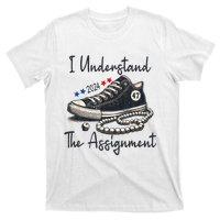 I Understand The Assignment Chucks And Pearls Election 2024 T-Shirt