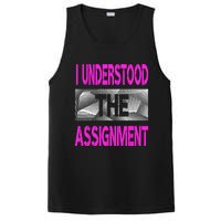 I Understood The Assignment Pink Color Graphic PosiCharge Competitor Tank