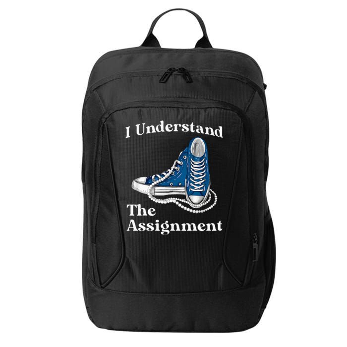 I Understand The Assignment Kamala 2024 Chucks And Pearls City Backpack