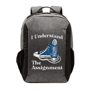 I Understand The Assignment Kamala 2024 Chucks And Pearls Vector Backpack