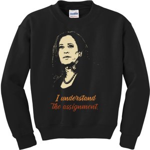 I Understand The Assignment Kids Sweatshirt