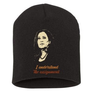 I Understand The Assignment Short Acrylic Beanie