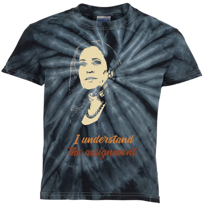 I Understand The Assignment Kids Tie-Dye T-Shirt